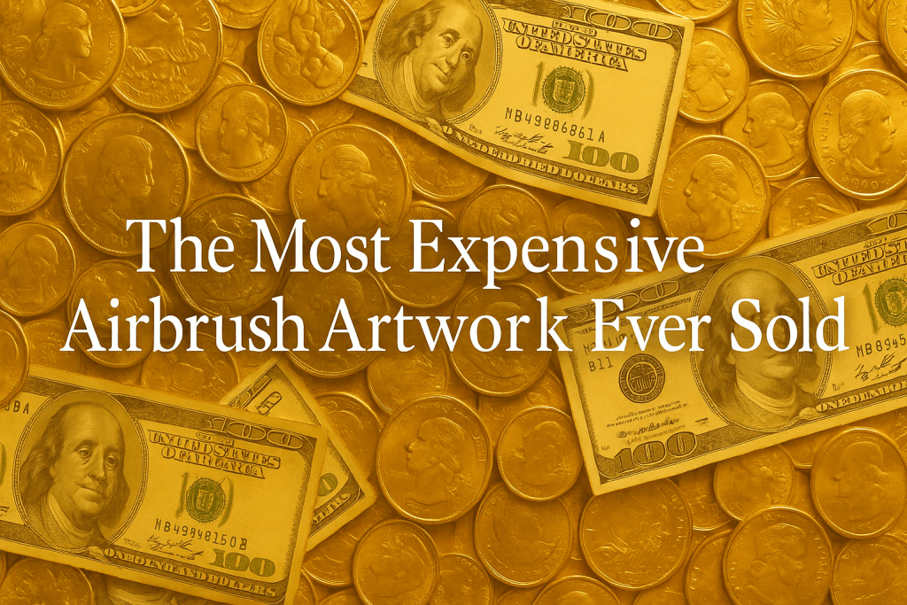 Learn about the most expensive airbrush artwork ever sold.