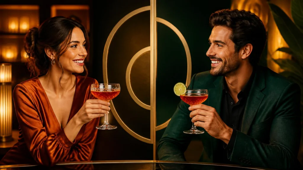 Drinkers and non-drinkers enjoying the same company holiday party