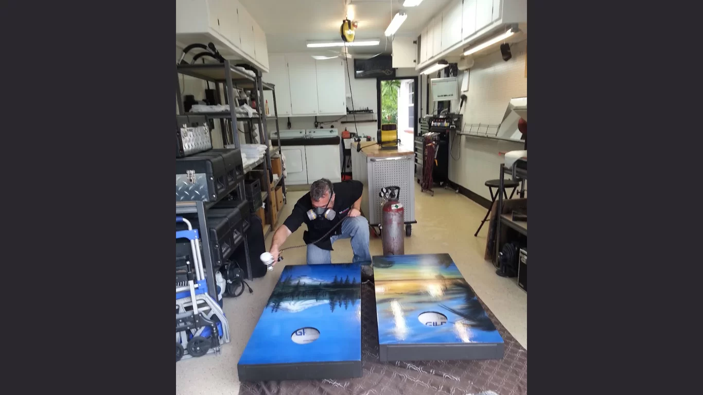 Setting up your own airbrush studio.